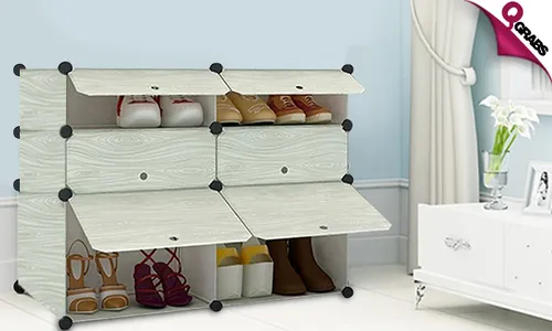 From QR95 Keep Everything Sorted with Stackable & Attachable DIY Organizer Boxes - Set of 6 or 8! (Up to QR478 Value)